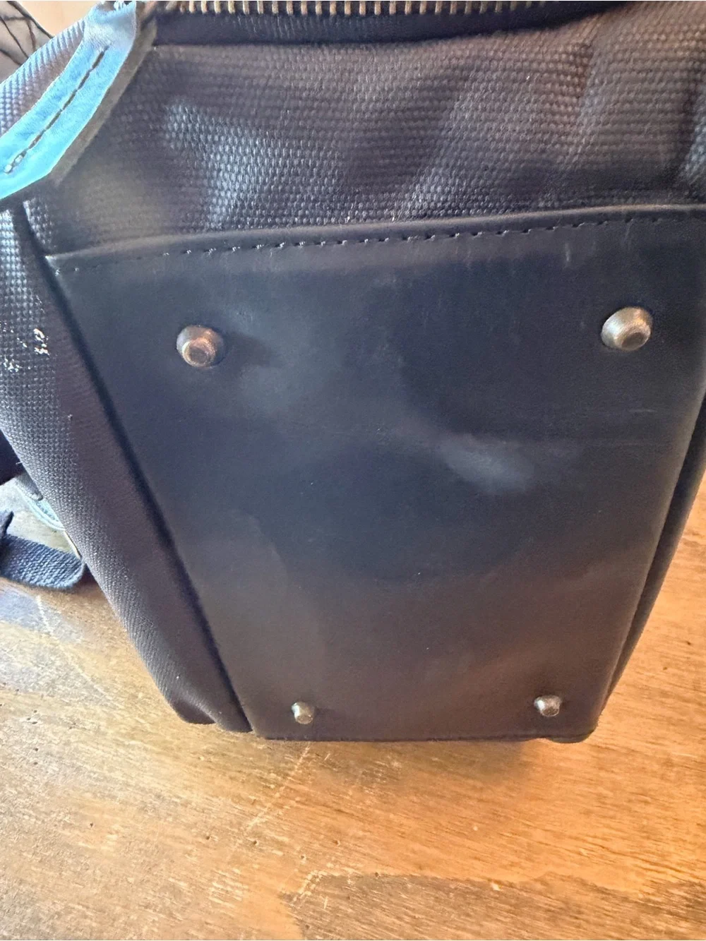 atlas black backpack vegan